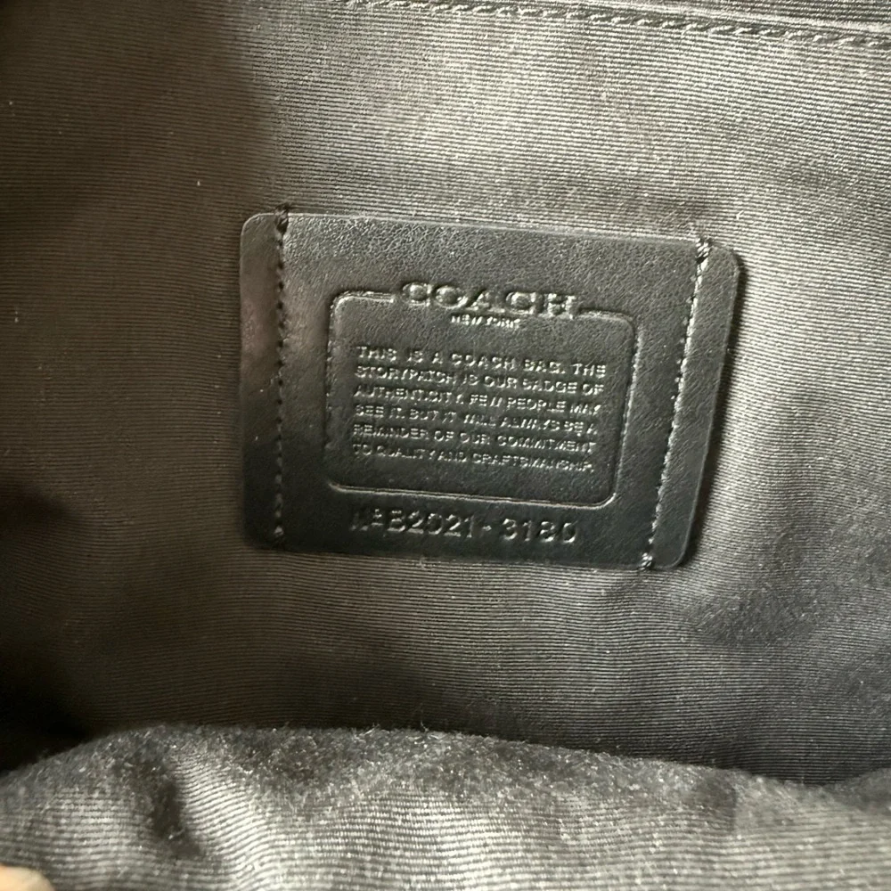 Coach Black and Brown Leather Backpack - Picture 5 of 5
